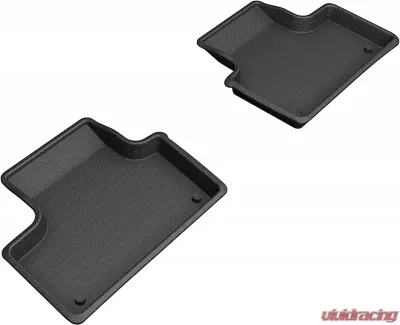 3D Maxpider Kagu 2nd Row Floormats Black for Volvo XC60 T8 Twin Engine 2018-2021 - L1VV02721509