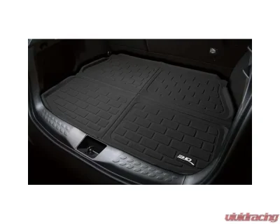 3D Maxpider Cargo Liner Black Kagu Carbon Fiber Embossed Pattern Honda Civic Hatchback Sport 2017-2021 - M1HD1011309