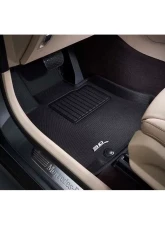 3D Maxpider 1st Row Floor Mat Black Kagu Carbon Fiber Hyundai Genesis G80 2015-2020                                     - L1HY05011509 - Image 2