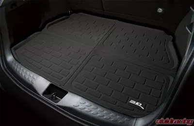 3D Maxpider Black Flat Load Floor Kagu Cargo Liner for Jeep Wrangler JL 2018-2021 - M1JP0231309