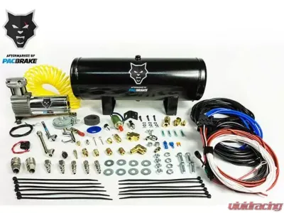 Pacbrake Onboard Air Kit with 2 1/2 Gallon Aluminum Air tank (w/ Air Compressor) - HP10164-AL