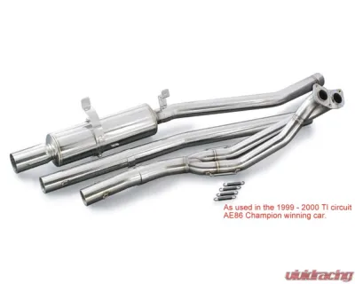Toda EX Down Pipe & Muffler System Set Toyota AE86 Trueno 1999-2000 - 18000-860-0N1
