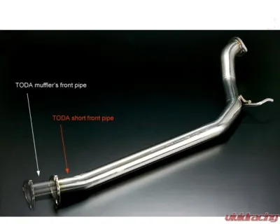 Toda Short Front Pipe Honda K20A Civic Type R - 18000-FD2-00L-1