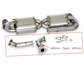 Toda 50mm Type I Catalyst Adapter Set Honda C30A NSX