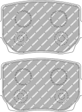 Ferodo DS2500 Brake Pads Tesla Model 3 2018-2021                                     - FRP3162H - Image 2