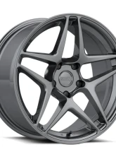 Kansei Astro Wheel 19x8.5 5x112 35mm Gloss Gunmetal Gray                                     - K15G-198517+35 - Image 3