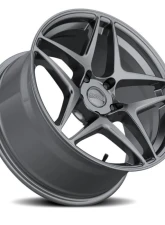 Kansei Astro Wheel 19x8.5 5x112 35mm Gloss Gunmetal Gray                                     - K15G-198517+35 - Image 2