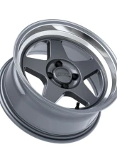 Kansei KNP Wheel 15x7 4x100 0mm Gloss Gunmetal Machined Lip                                     - K12GM-157010-00 - Image 3