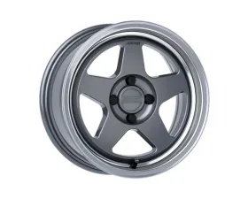 Kansei KNP Wheel 15x7 4x100 25mm Gloss Gunmetal Machined Lip