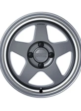Kansei KNP Wheel 15x7 4x100 25mm Gloss Gunmetal Machined Lip                                     - K12GM-157010+25 - Image 2