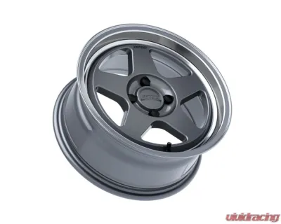 Kansei KNP Wheel 15x7 4x100 25mm Gloss Gunmetal Machined Lip - K12GM-157010+25