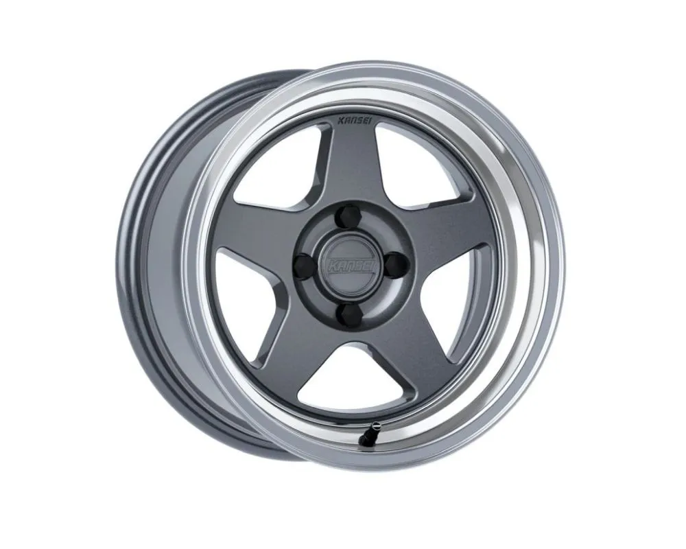 Kansei Wheels - Kansei KNP Wheel 15x8 4x100 0mm Gloss Gunmetal