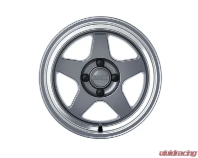 Kansei KNP Wheel 15x8 4x100 25mm Gloss Gunmetal Machined Lip - K12GM-158010+25