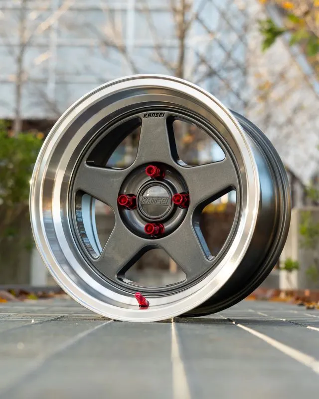 Kansei Wheels - Kansei KNP Wheel 15x7 4x100 25mm Gloss