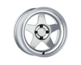 Kansei KNP Wheel 15x7 4x100 0mm Hyper Silver Machined Lip