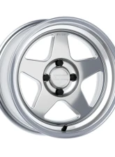 Kansei KNP Wheel 15x7 4x100 0mm Hyper Silver Machined Lip                                     - K12H-157010-00 - Image 11