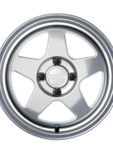 Kansei KNP Wheel 15x7 4x100 25mm Hyper Silver Machined Lip                                     - K12H-157010+25 - Image 2