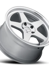 Kansei KNP Wheel 15x7 4x100 25mm Hyper Silver Machined Lip                                     - K12H-157010+25 - Image 3