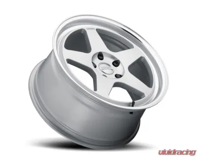 Kansei KNP Wheel 15x7 4x100 25mm Hyper Silver Machined Lip - K12H-157010+25