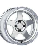 Kansei KNP Wheel 15x8 4x100 0mm Hyper Silver Machined Lip                                     - K12H-158010-00 - Image 11