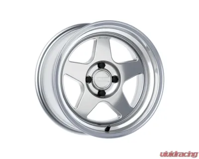 Kansei KNP Wheel 15x8 4x100 0mm Hyper Silver Machined Lip - K12H-158010-00