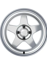 Kansei KNP Wheel 15x8 4x100 0mm Hyper Silver Machined Lip                                     - K12H-158010-00 - Image 2