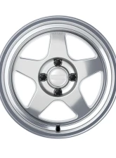 Kansei KNP Wheel 15x8 4x100 25mm Hyper Silver Machined Lip                                     - K12H-158010+25 - Image 2