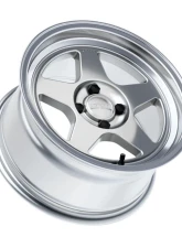 Kansei KNP Wheel 15x8 4x100 25mm Hyper Silver Machined Lip                                     - K12H-158010+25 - Image 3