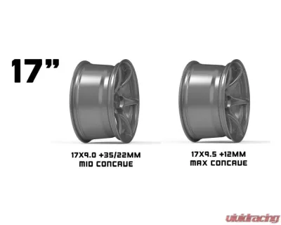 Kansei Tandem Wheel 17x9 5x114.3 22mm Bronze - K11B-179012+22