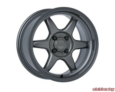 Kansei Tandem Wheel 15x7 4x100 25mm Gloss Gunmetal Gray - K11G-157010+25