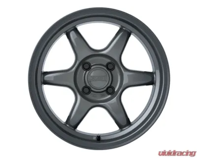 Kansei Tandem Wheel 15x7 4x100 25mm Gloss Gunmetal Gray - K11G-157010+25