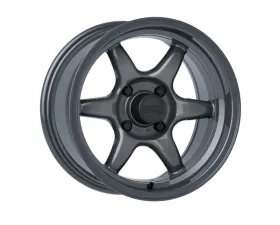 Kansei Tandem Wheel 15x8 4x114.3 0mm Gloss Gunmetal Gray