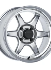 Kansei Tandem Wheel 15x7 4x114.3 0mm Hyper Silver Machined Lip                                     - K11H-157014-00 - Image 7