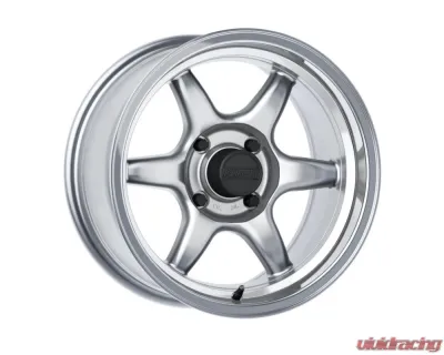 Kansei Tandem Wheel 15x7 4x114.3 0mm Hyper Silver Machined Lip - K11H-157014-00