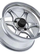 Kansei Tandem Wheel 15x7 4x114.3 0mm Hyper Silver Machined Lip                                     - K11H-157014-00 - Image 2