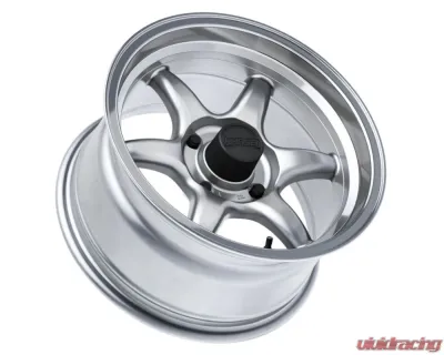 Kansei Tandem Wheel 15x7 4x114.3 0mm Hyper Silver Machined Lip - K11H-157014-00