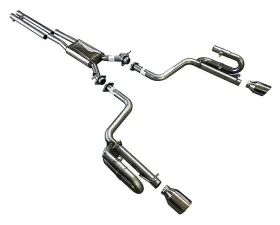 Solo Performance Super Track Pack Catback Exhaust Dodge 2015-2023