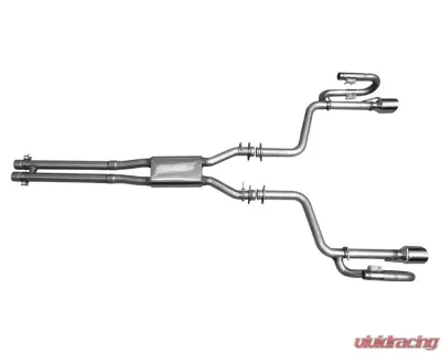 Solo Performance 2.25" Cyclone Catback Exhaust Dodge 2005-2010 - 991133SL