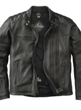 Scorpion EXO 1909 Vintage Jacket - Black/Brown                                     - 12603-7 - Image 3