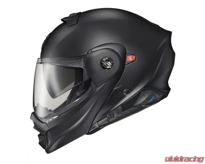 Scorpion EXO-AT960 Matte Black Exo-Com Modular Helmet - 96EC-0103
