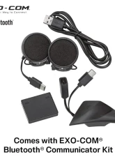 Scorpion EXO-AT960 Matte Black Exo-Com Modular Helmet                                     - 96EC-0103 - Image 8