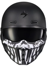 Scorpion EXO Covert X Matte Black Marauder Face Mask                                     - 52-730-11 - Image 2