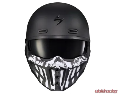 Scorpion EXO Covert X Matte Black Marauder Face Mask - 52-730-11
