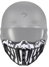Scorpion EXO Covert X Matte Black Marauder Face Mask                                     - 52-730-11 - Image 3