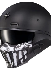 Scorpion EXO Covert X Matte Black Marauder Face Mask                                     - 52-730-11 - Image 3