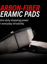 Power Stop Z26 Rear Brake Pads Chevrolet C8 Corvette Base 2020-2024                                     - Z26-8008 - Image 2