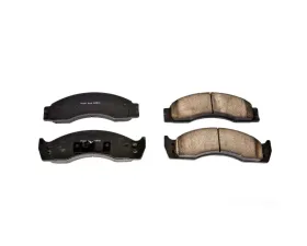 Power Stop Front/Rear Z16 Evolution Ceramic Brake Pads Ford E-450 Econoline Super Duty 2001-2002
