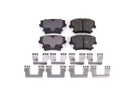 Power Stop Rear Z17 Evolution Ceramic Brake Pads w/ Hardware Chrysler 300 2005-2019