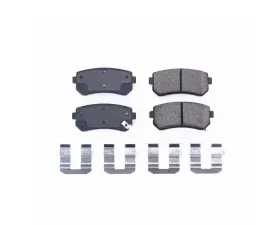 Power Stop Rear Z17 Evolution Ceramic Brake Pads w/ Hardware Hyundai Accent 2006-2008
