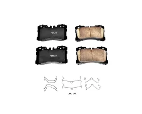 Power Stop Front Z17 Evolution Ceramic Brake Pads w/ Hardware Lexus LS460 2007-2017